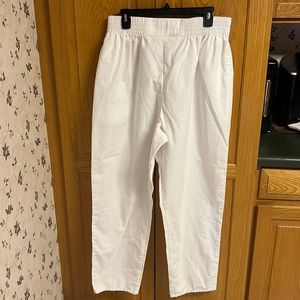 Women’s white XL uniform pants
